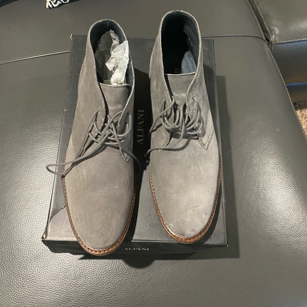Grey Suede Chukka